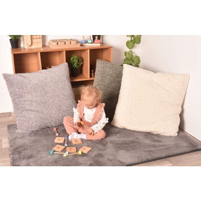 Set of 3 Super Soft Boucle Cushions 66cm