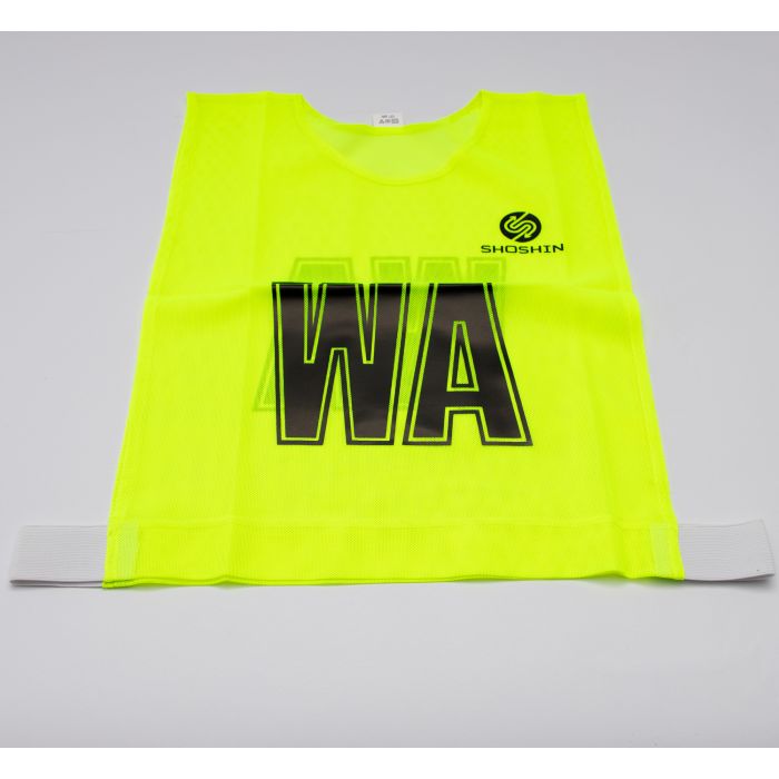 SHOSHIN Netball Team Bib Set - Yellow - Youths