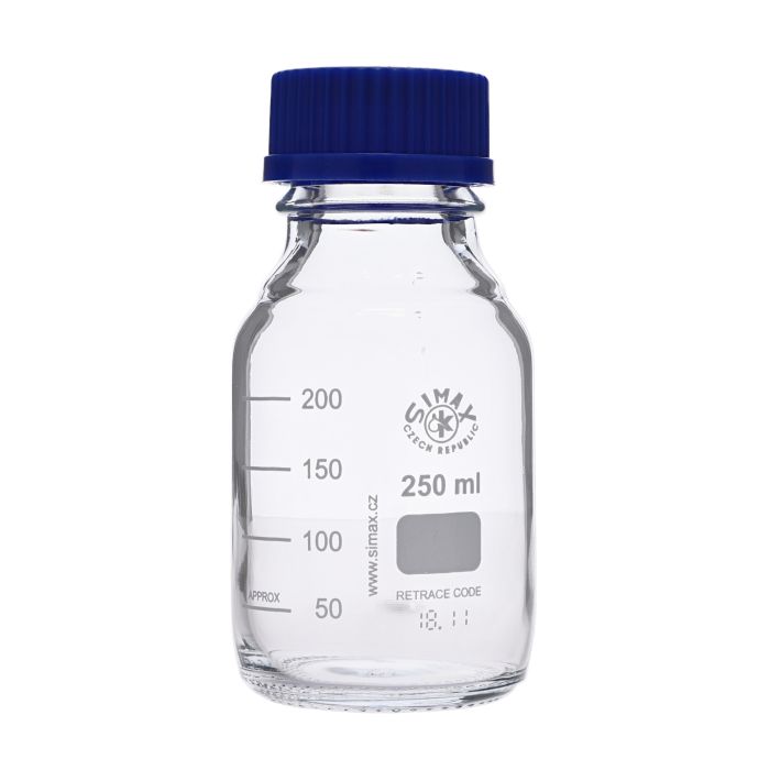 Simax Screw Top Reagent Bottle - 250ml - Pack of 10 Simax Screw Top Reagent Bottle - 250ml - Pack of 10