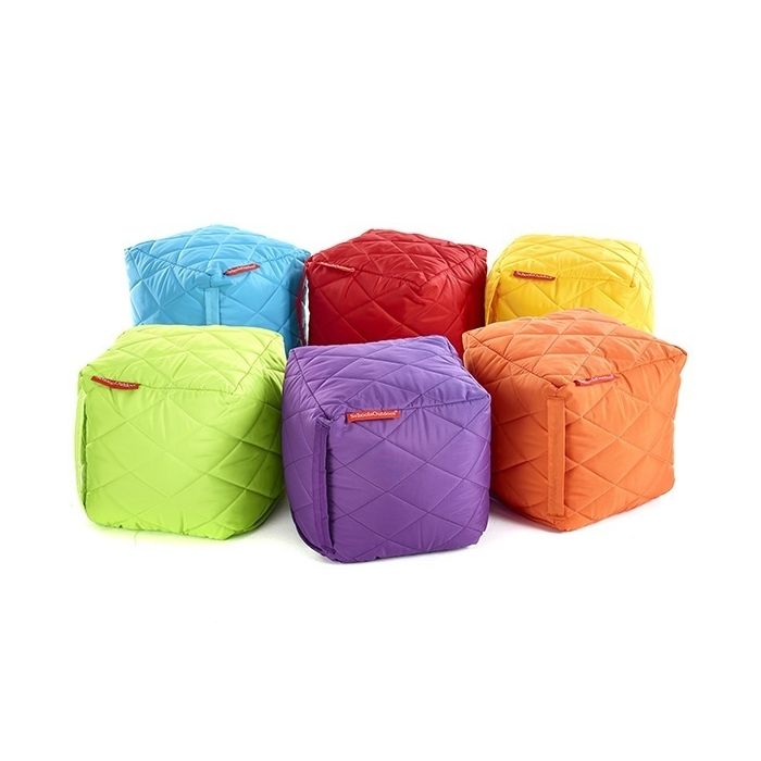 Quilted Small Cubes - Assorted - Pack of 6