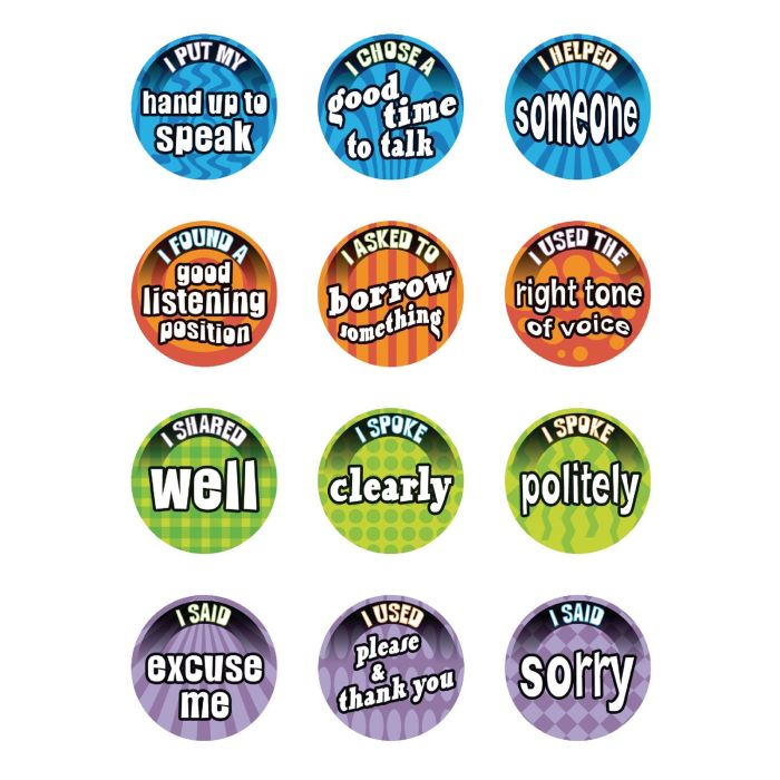 Social Skills Stickers Special Offer