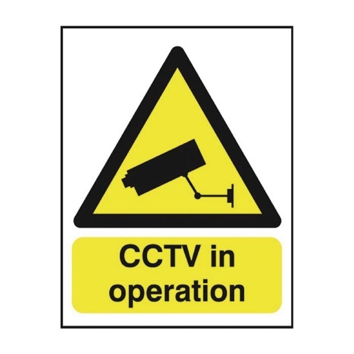 CCTV In Operation Sign A5 PVC