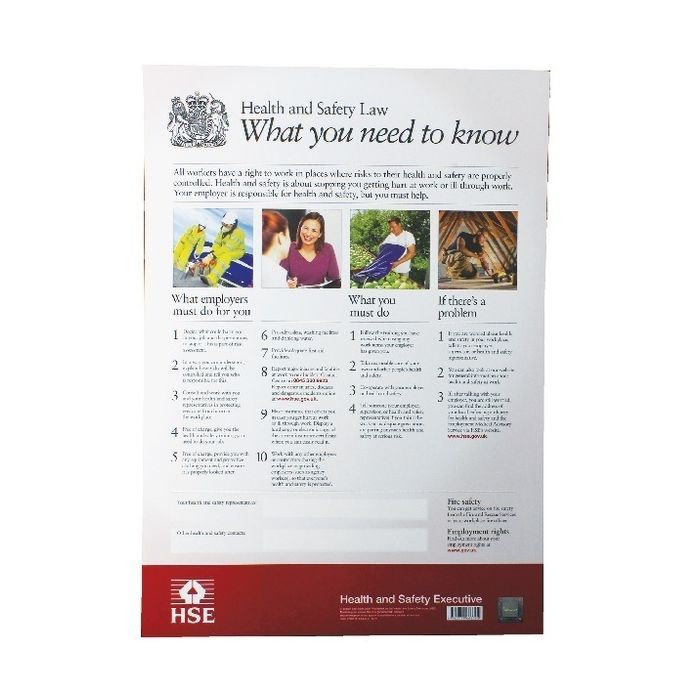Health & Safety Law Poster Health & Safety Law Poster