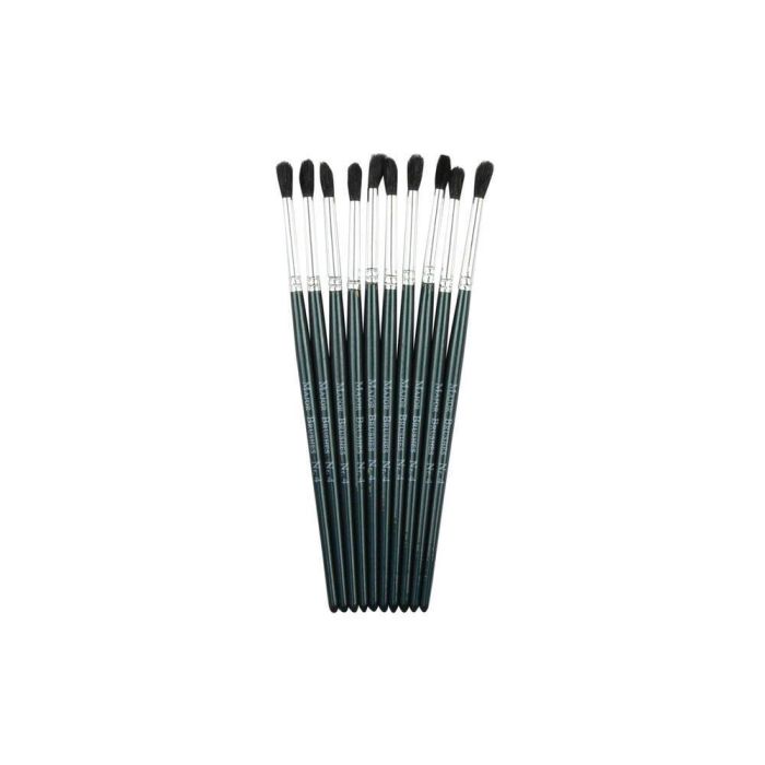 Substitute Squirrel Water Colour Brushes Size 4 - Pack of 10 Substitute Squirrel Water Colour Brushes Size 4 - Pack of 10