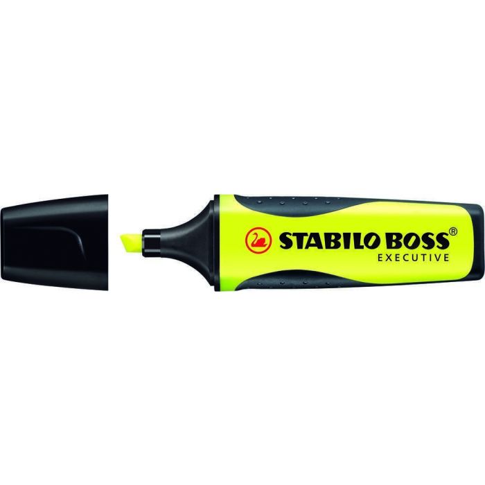 Stabilo Boss Executive Highlighters Yellow - Pack of 10 Stabilo Boss Executive Highlighters Yellow - Pack of 10