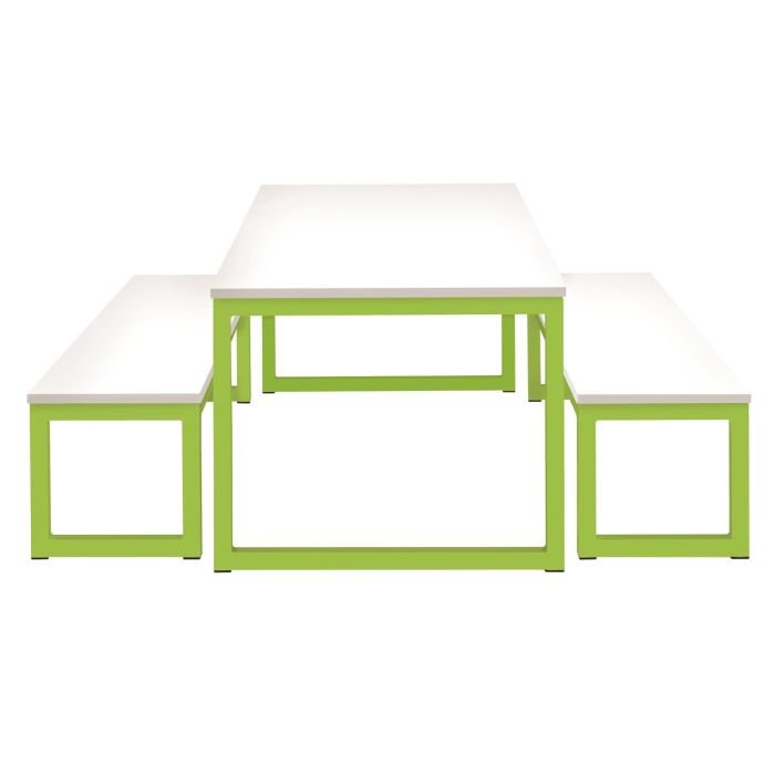 Dining Tables and Benches - 1600 x 800 x 760mm - Green Dining Tables and Benches - 1600 x 800 x 760mm - Green