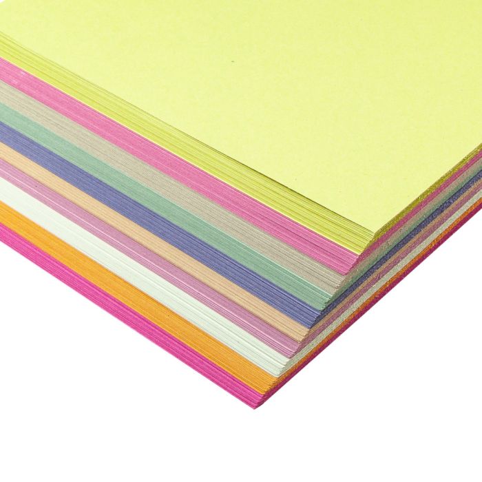 Sugar Paper 100gsm A2 Assorted - Pack of 250