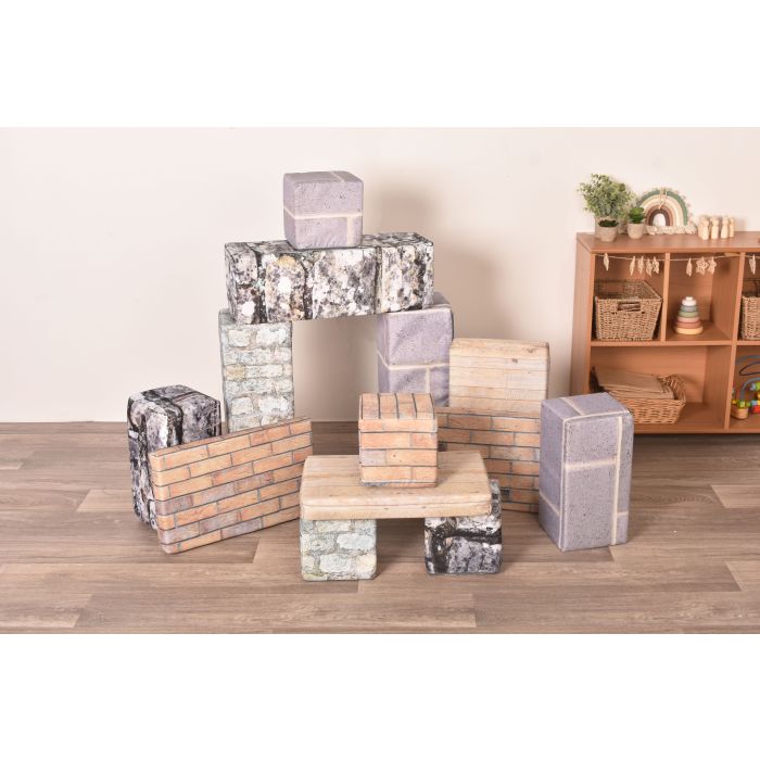 Outdoor/Indoor Building Blocks - Set of 15 Outdoor/Indoor Building Blocks - Set of 15
