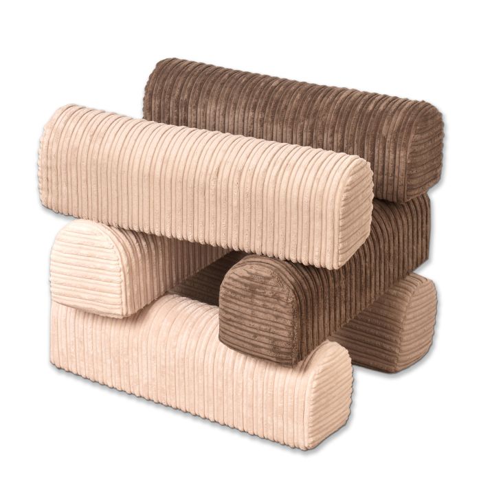 Neutral Foam Stacking Rolls - 6 Piece Set