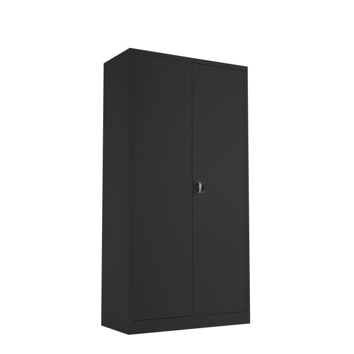 TC Steel Double Door Cupboard - Black - 1790mm TC Steel Double Door Cupboard - Black - 1790mm