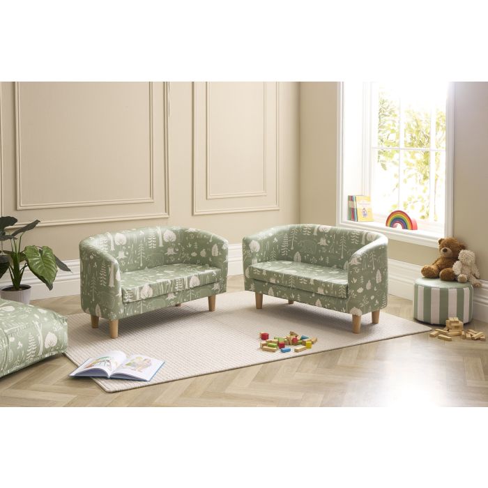 Forest Friends Tub Sofas - Pack of 2 - Sage