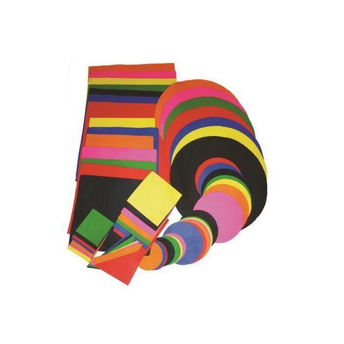 Jumbo Felt Shapes - Pack of 56