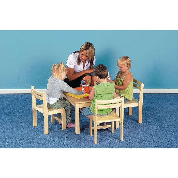 GALT Stackable Wooden Chairs - 310mm - Pack of 4