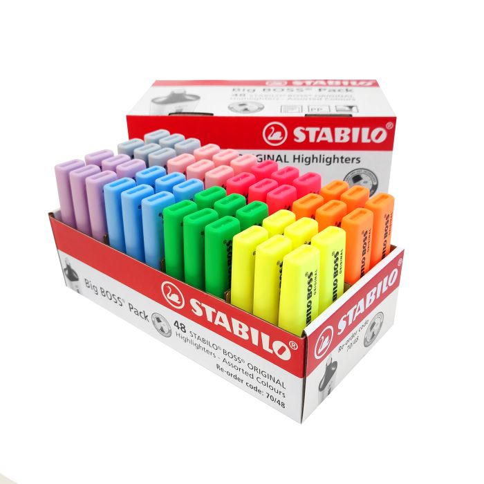 STABILO BOSS ORIGINAL and BOSS ORIGINAL Pastel - Pack of 48