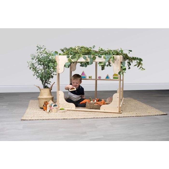 Under 2's Den Frame with Shelves from Hope Education