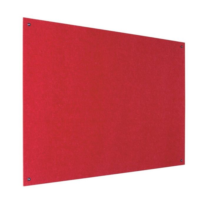 Resist-a-Flame Unframed Noticeboard 1200 x 1200mm - Red