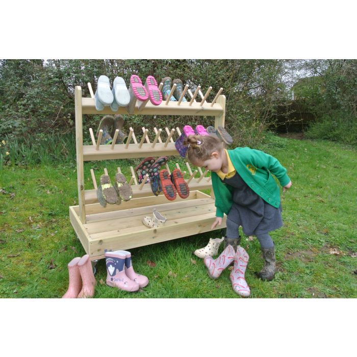 Mobile Welly and Shoe Rack