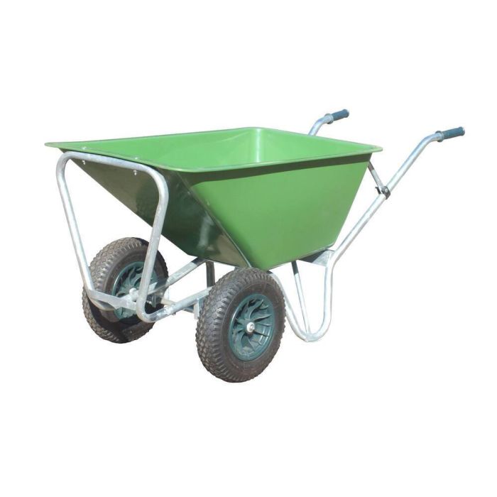 Large Heavy Duty 200L Wheelbarrow Green