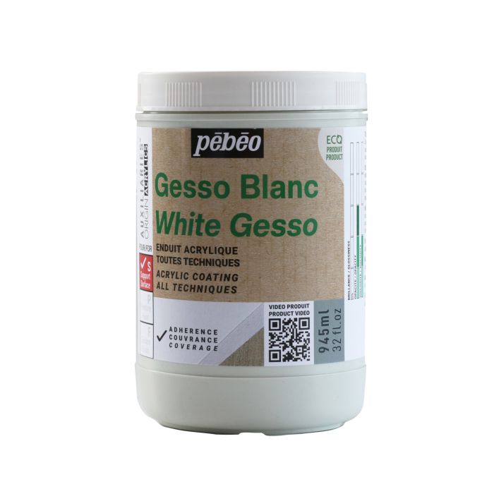 Pebeo Origin Acrylics Gesso - 945ml - White