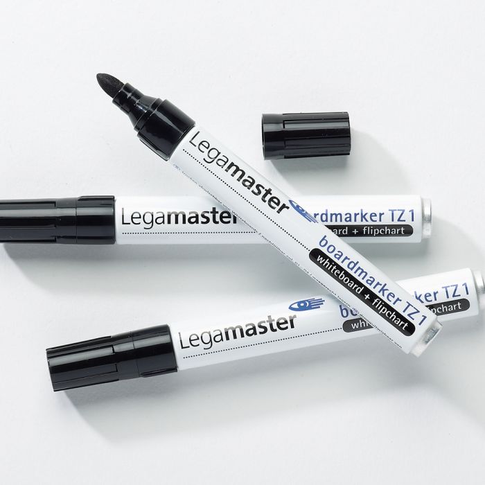 TZ Legamaster Whiteboard Markers. Black. Pack of 10 TZ Legamaster Whiteboard Markers. Black. Pack of 10