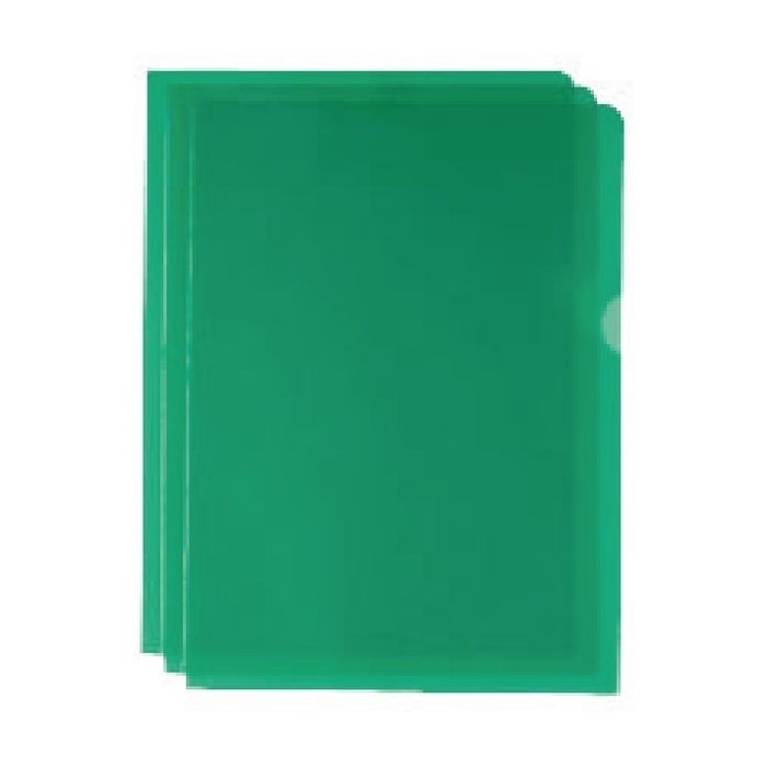 Cut Flush Folders - Green - Pack of 100 Cut Flush Folders - Green - Pack of 100