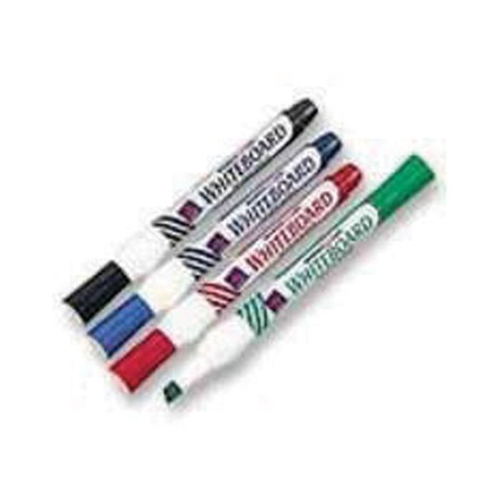 Drywipe Whiteboard Markers Chisel Tip - Assorted - Pack of 4