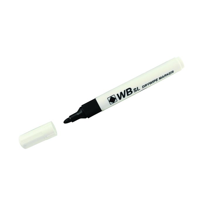 Drywipe Whiteboard Markers Bullet Tip - Assorted - Pack of 4