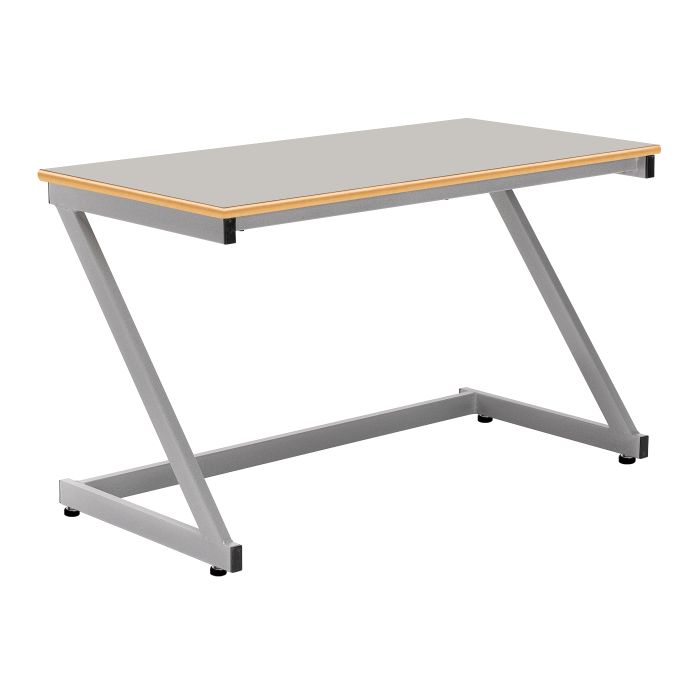 ZED Cantilever Style Tables MDF Edge 1100x550mm 4-6Y Grey