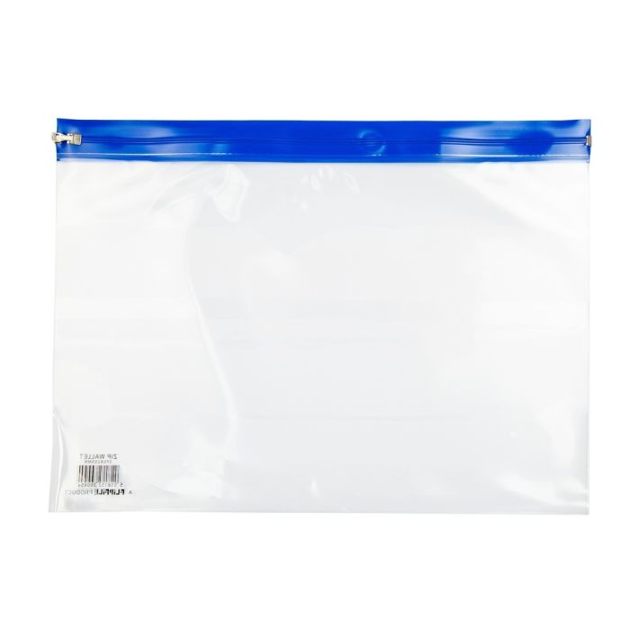 Zip Wallets A4 Plus - Blue - Pack of 25