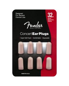 Fender Concert Series Foam Ear Plugs - Set of 4