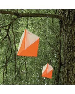 Orienteering Flags - 150mm x 150mm - Orange - Pack of 10