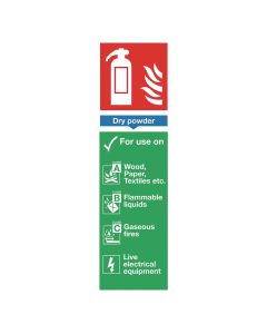 Fire Extinguisher Sign - ABC Powder