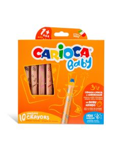 Carioca Baby 3 in 1 Crayons - Pack of 10