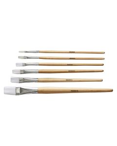 Specialist Crafts Student Flat Synthetic Short Handled Brushes