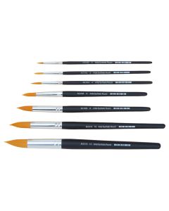Specialist Crafts Artist Round Short Handled Synthetic Brushes