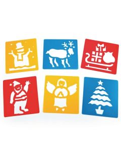 Christmas Stencils - Pack of 6