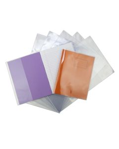 Exercise Book Covers 9 x 7in - Extra Heavy Duty 240 Micron - - Pack of 100