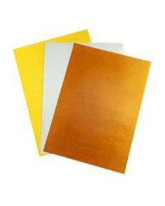 Georama Metallics A4 120gsm - Assorted (Go) (Si) (Br) - Pack of 75