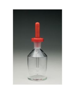 Polystop Clear Pipette Dropping Bottles - 50ml - 14.5/23 - Pack of 10