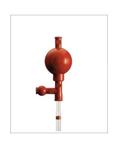 Bulb Type Pipette Filler - Red - 54mm
