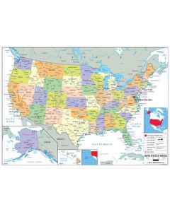 USA Political Map 