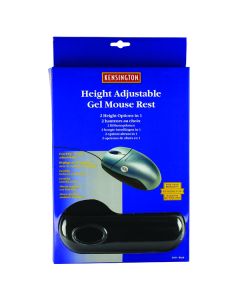 Height Adjustable Gel Mouse Pad - Black