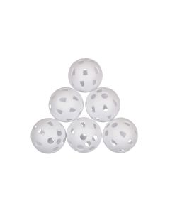 Masters Airflow Ball - White - Pack of 6