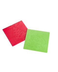 Christmas Rubbing and Embossing Plates