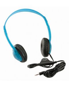 Stereo Headphones With Line Volume Control Blueberry