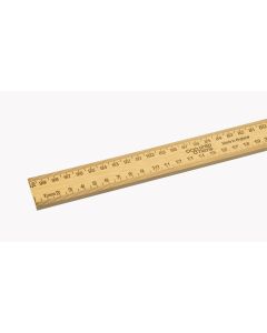 Horizontal Reading Metre Rule Both Edges Divided - Pack of 5
