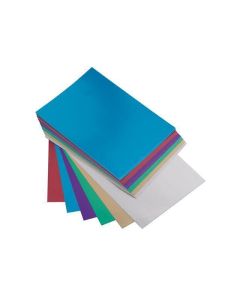 Metallic Faced Board 230 Micron 500 x 750mm Assorted - Pack of 5