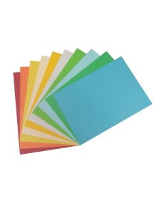 Coloured Card 280mic A4 Assorted Bright - Pack of 100
