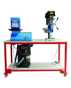 Mobile Bench 02 - Drill Bandfacer and Extractor