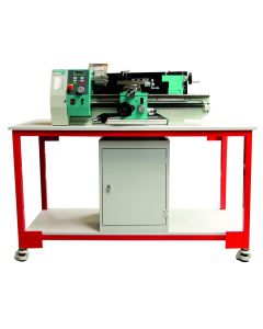 Mobile Bench 05 - Metal Lathe and Cabinet